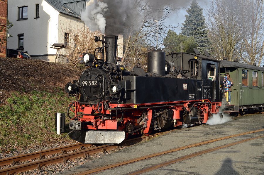 Lok 99.582 Museumsbahn Schönheide 2015 Dezember 02